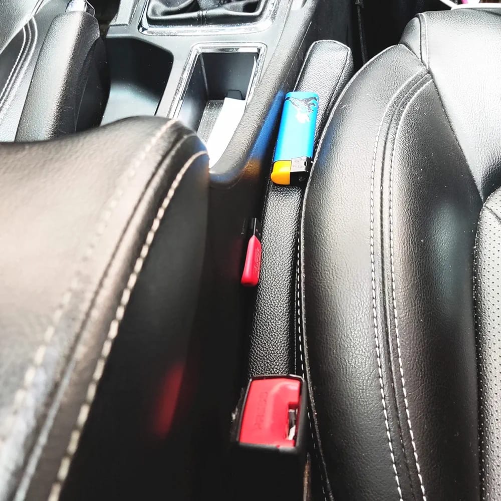 Car Seat Gap Filler Placed in Car.
