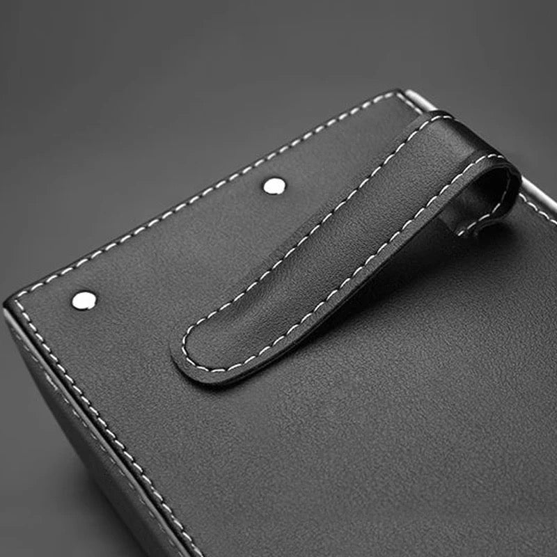 A vehicle showcasing a Car Sun Visor Tissue Holder