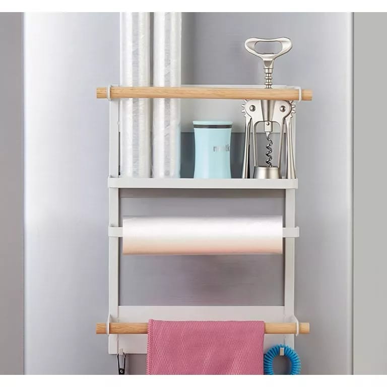 Multi-use Kitchen Organizer Holding Different Items.