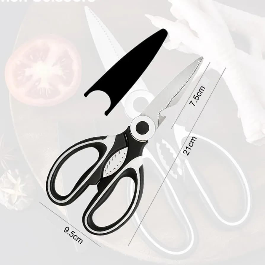 Size of multi-functional kitchen scissors