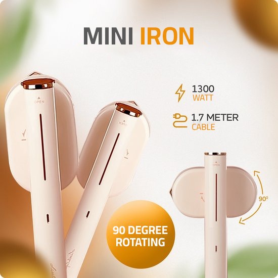 Moxedo 2 in 1 Dynamic Steam Flat Iron is a mini iron