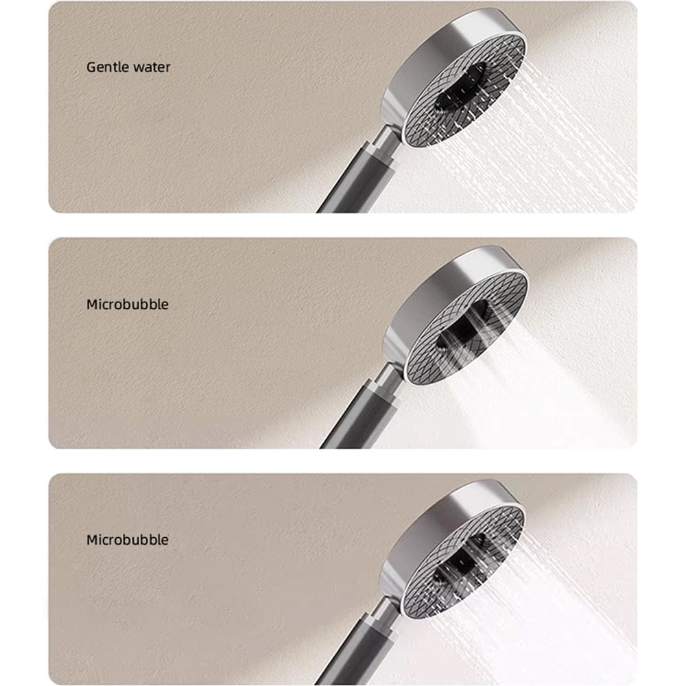 Modes of Water Flow Rain Shower Faucet Set.