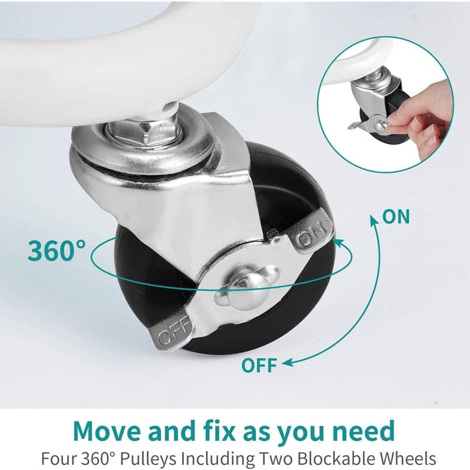 360 degree 3-Tier Trolley Cart Organizer