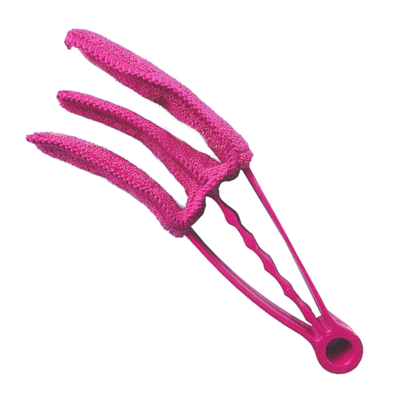 pink Microfiber Window Blinds Brush