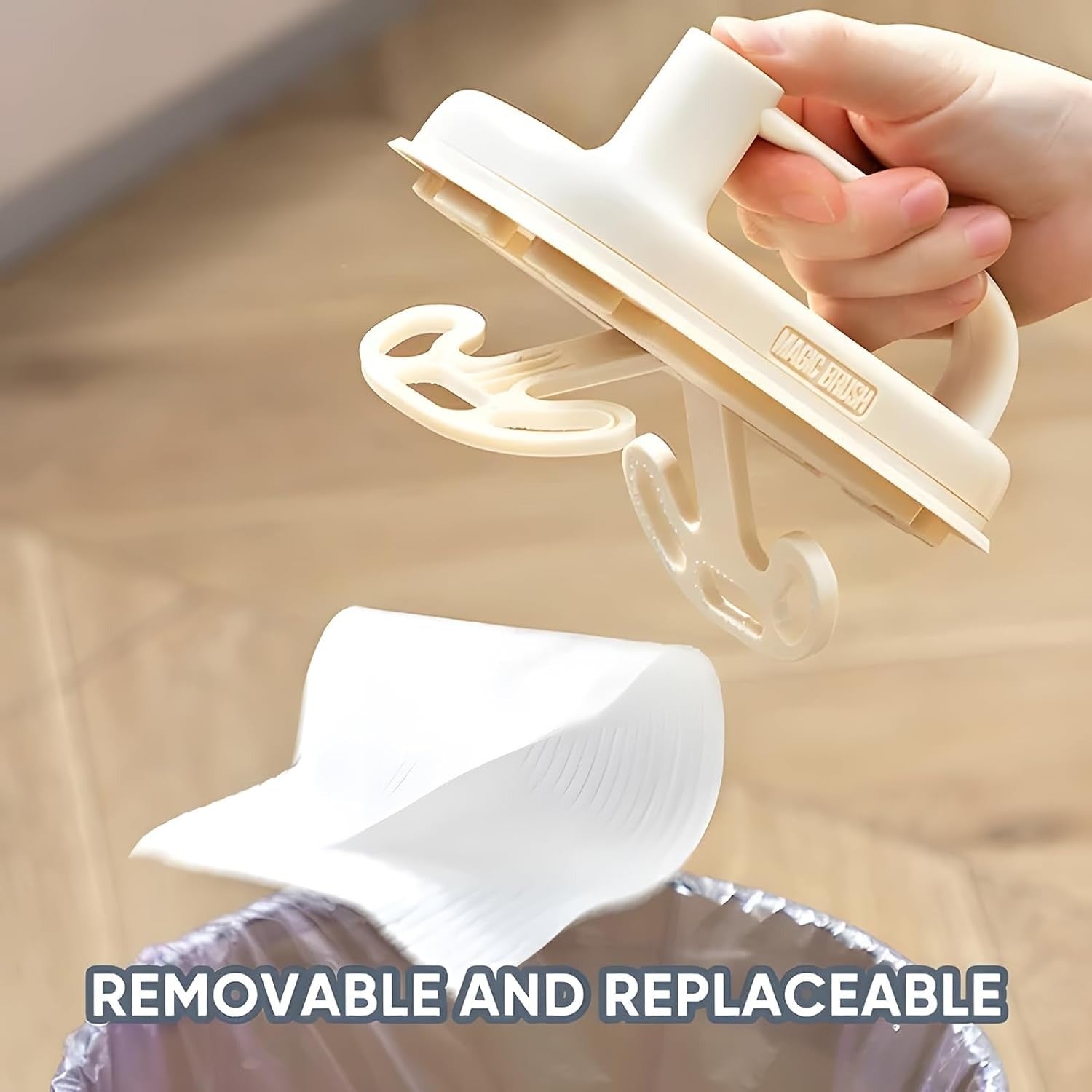 removable and replaceable Disposable Cloth Brush