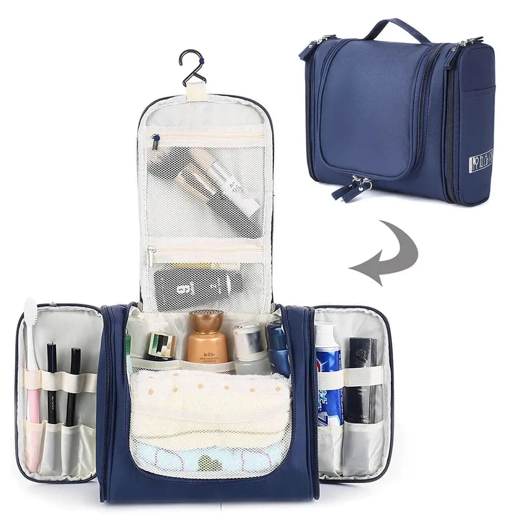 Travel Toiletry Wash Cosmetic Bag Makeup Storage Case