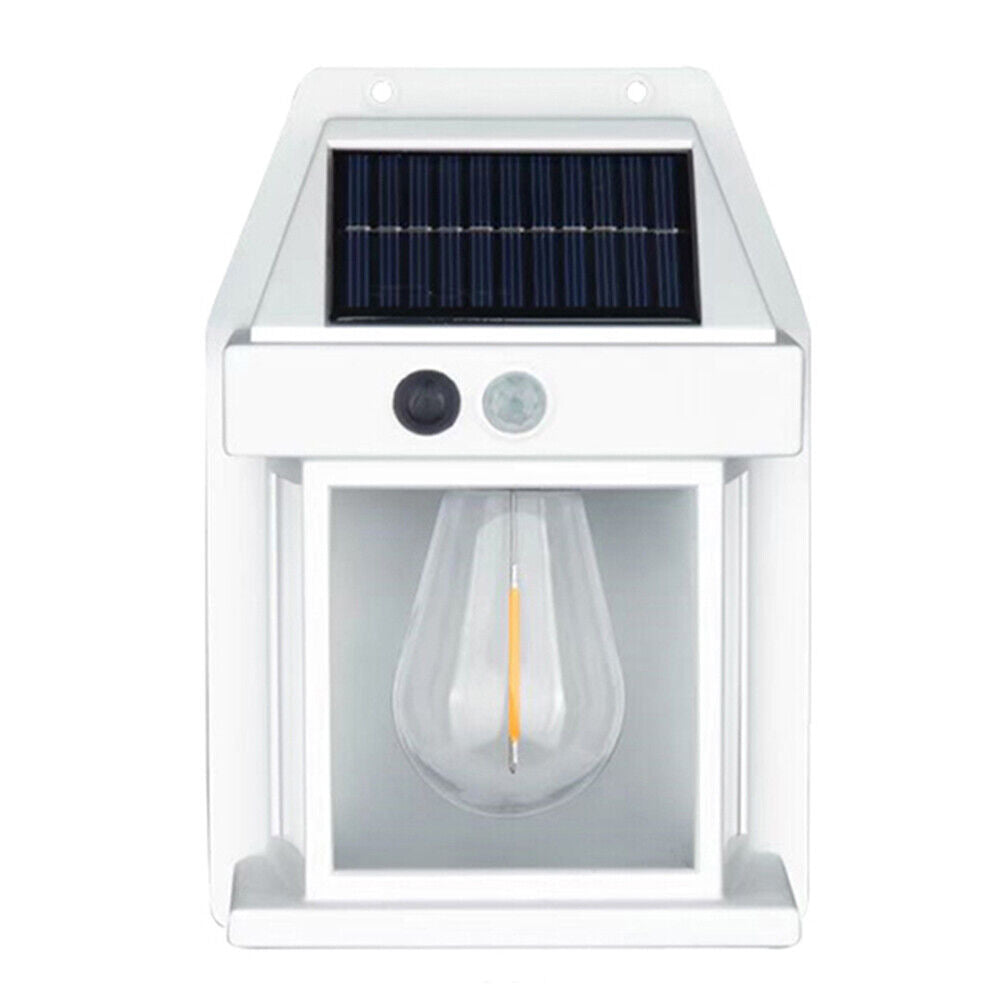 Solar LED Outdoor Wall Lamp, IP65 Waterproof Vintage Style Solar Yard Lamp