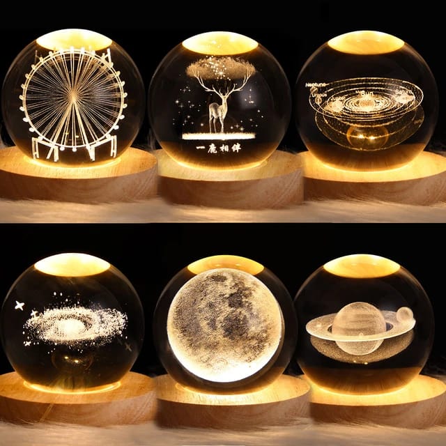 Crystal Ball LED Night Lights.
