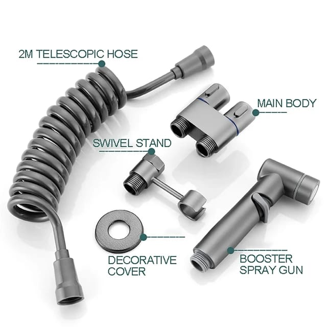 Parts of High Pressure Toilet Faucet.