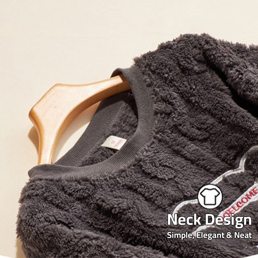 black winter nightwear