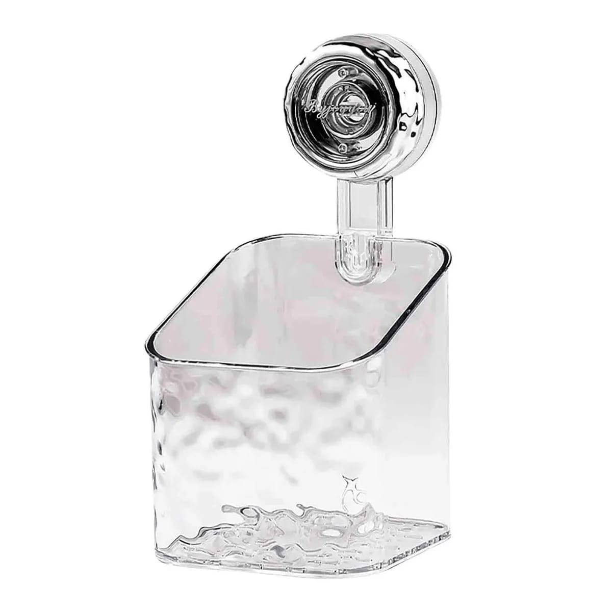 Bathroom Organizer with suction cup.