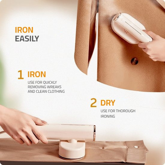 iron and dry function of Moxedo 2 in 1 Dynamic Steam Flat Iron