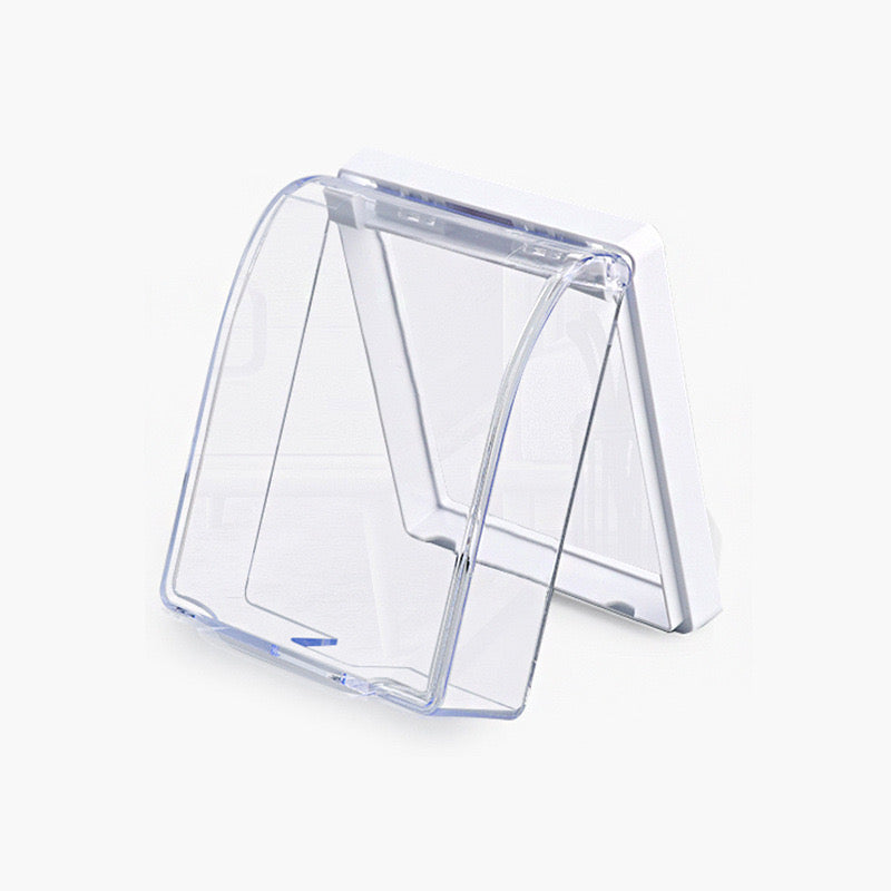Switch Socket Waterproof Cover - Bathroom Splash-Proof Protector, Transparent Adhesive Box for Outlet Safety