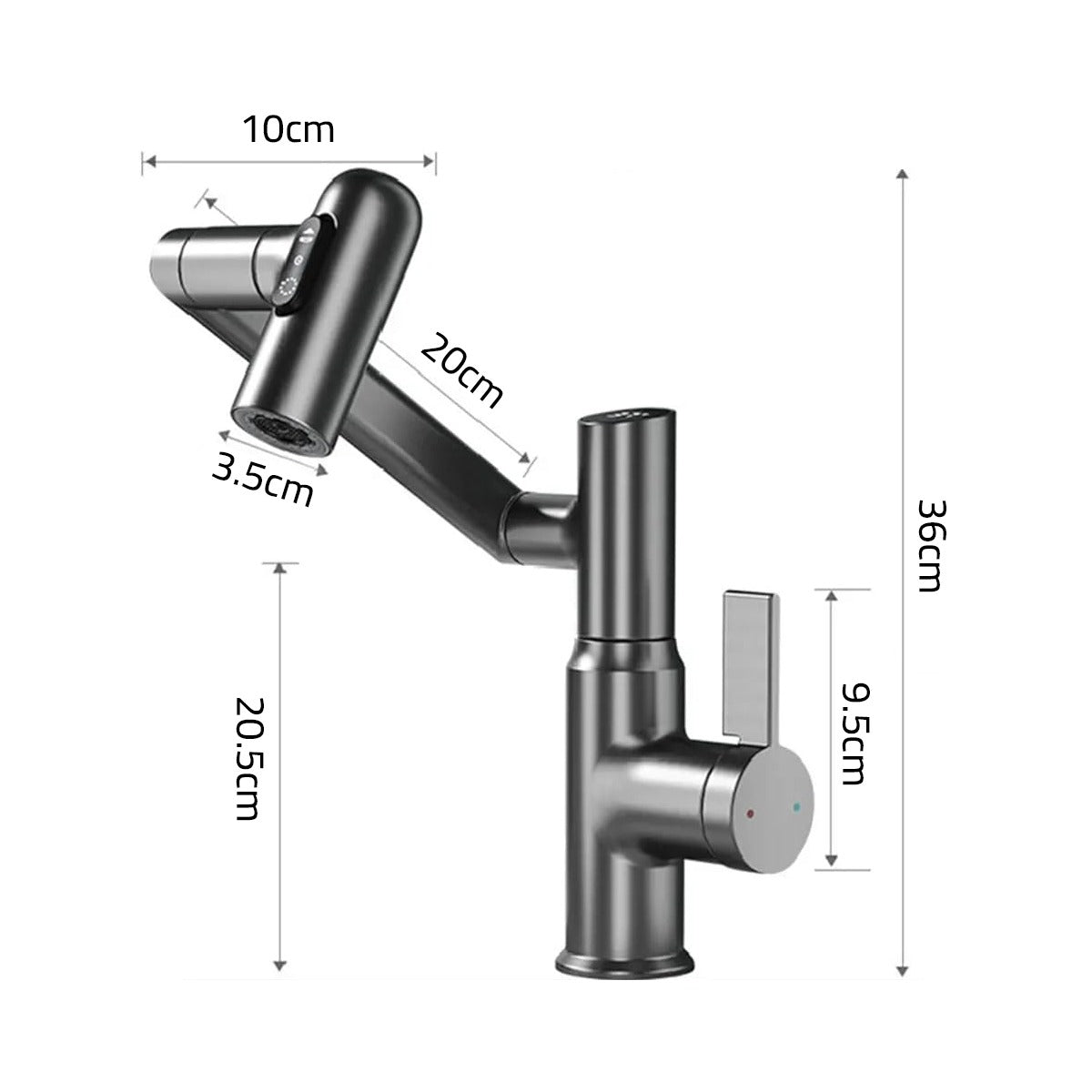 Dimension Of Bathroom Washbasin Mixer Tap.