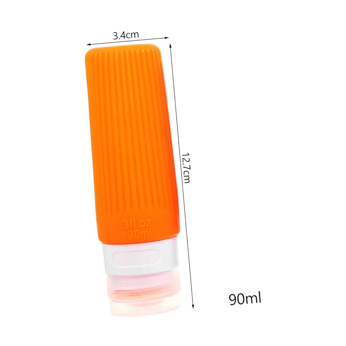 Size of Travel Toiletry Bottle.