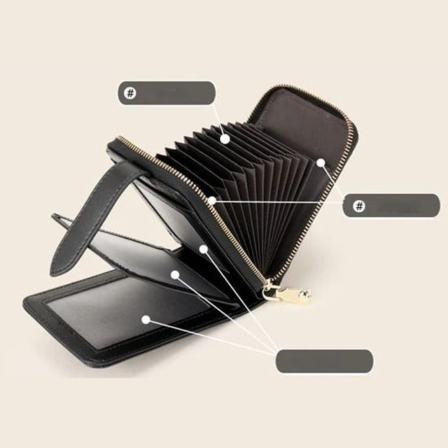 detail display of Checkered Houndstooth Canvas Wallet