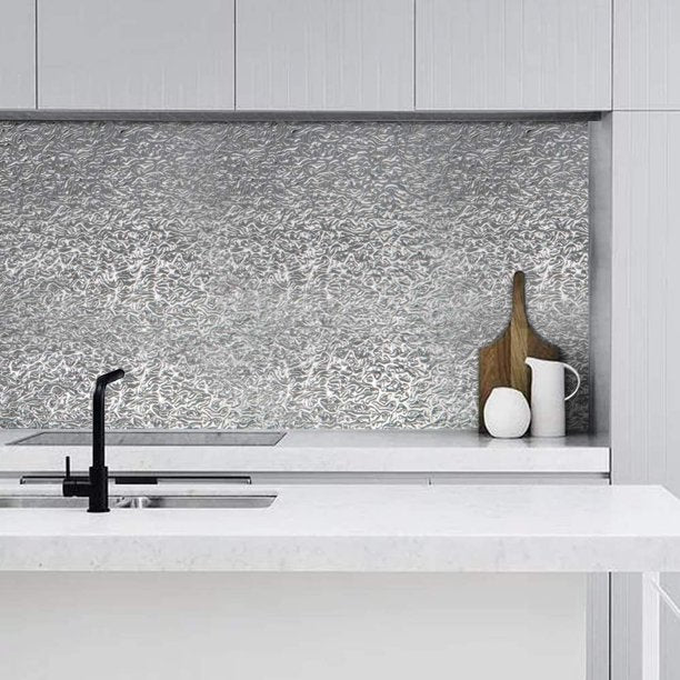 Waterproof and Oil Proof Aluminium Wallpaper For Kitchen