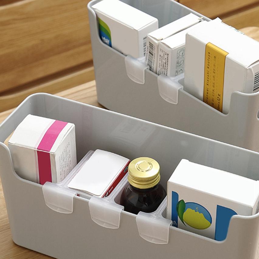 Medicine tray Neatly organized with the help of partition clips