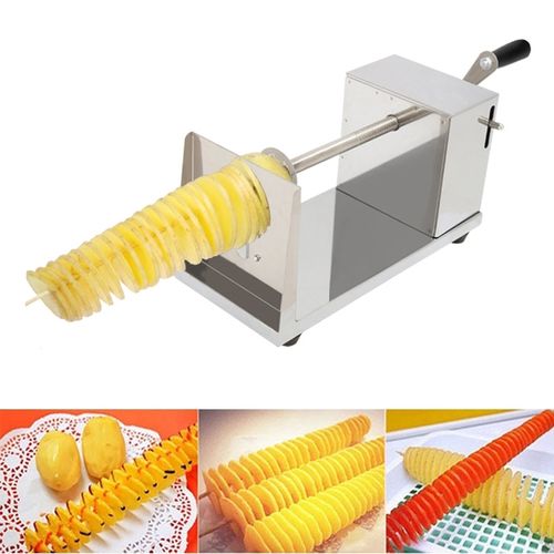 Tornado Potato Slicer Cutter, Spiral Potato Chips Making Machine Twist  Potato Vegetable Cutter