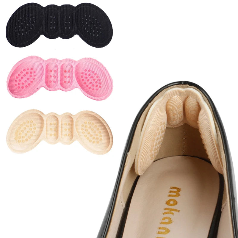 1 Pair Heel Pads Anti Slip Cushioning High Heel Comfortable Protector