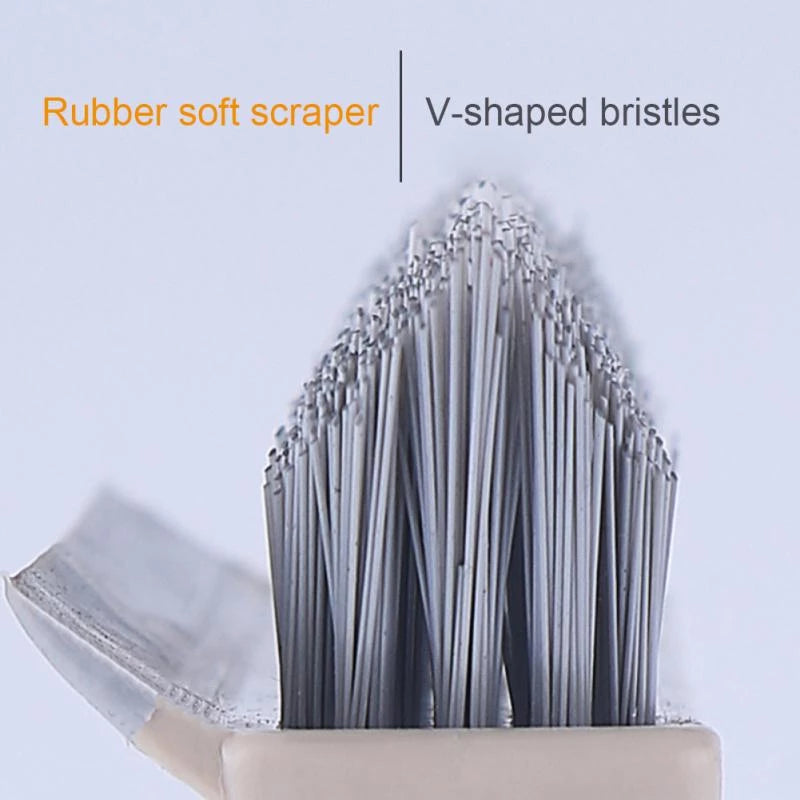 2in1 Floor Scrub Brush with Wiper