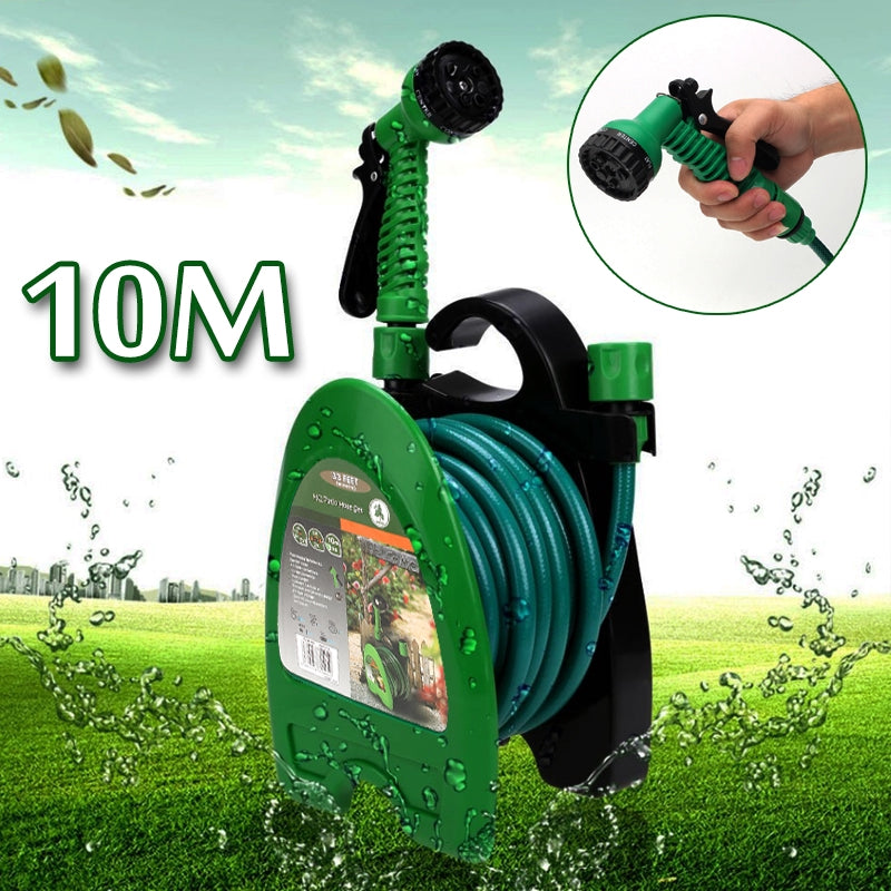 10 M Portable Wall Mounted Hose Reel Rack Storage