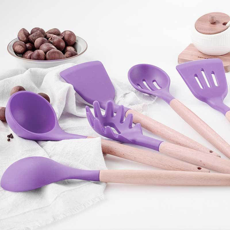 12 Pcs Non Stick Silicone Kitchen Utensils Cooking Tools Set