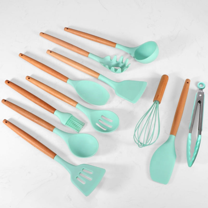 12 Pcs Non Stick Silicone Kitchen Utensils Cooking Tools Set