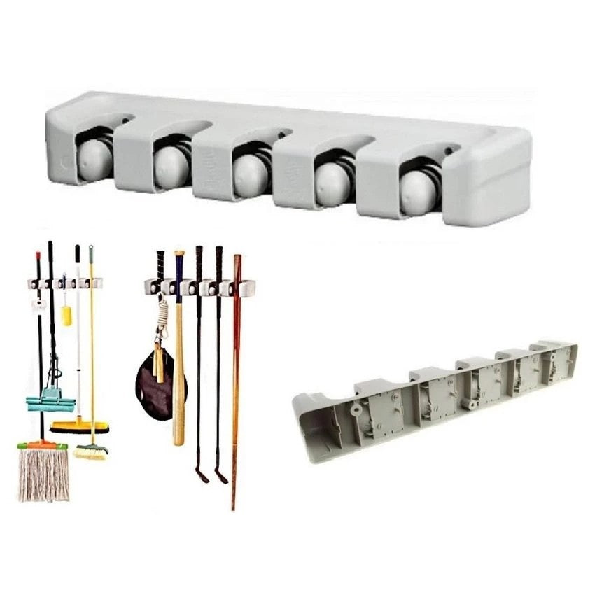 Mop Holder Broom Organizer
