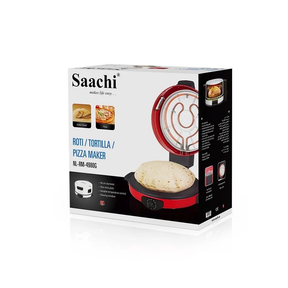 Saachi Roti/Tortilla/Pizza Bread Maker 30CM / 40 CM - NL-RM-4979G