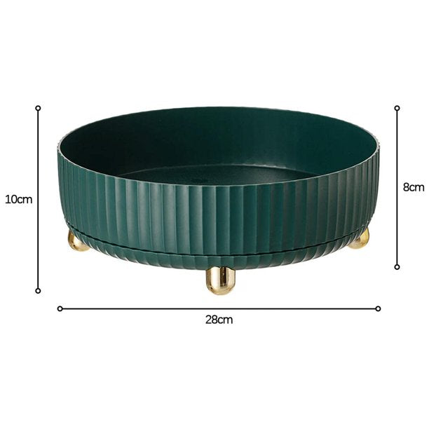 Multi-Purpose 360° Rotating Storage Tray Size