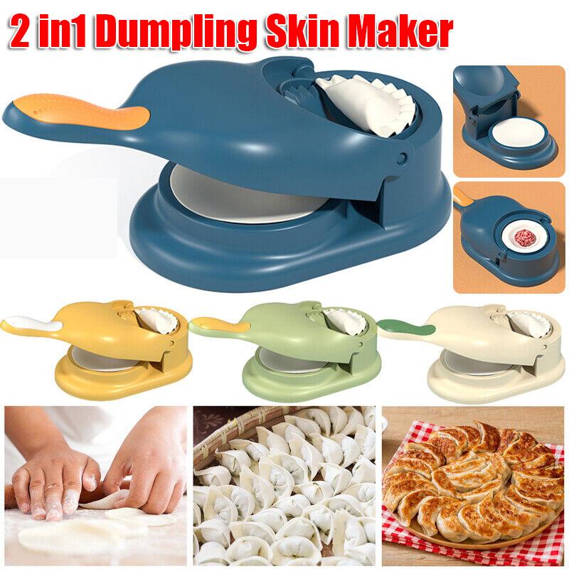 2-in-1 Dumpling Maker, Dumpling Skin Press Dough Dumpling Machine