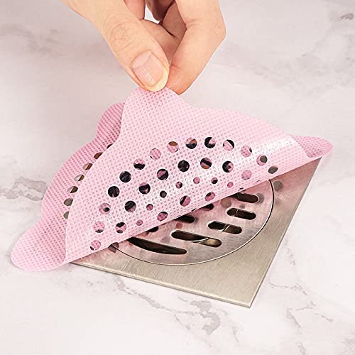 10 Pcs Disposable Sink Drain Filter Stickers - Hair & Debris Catcher