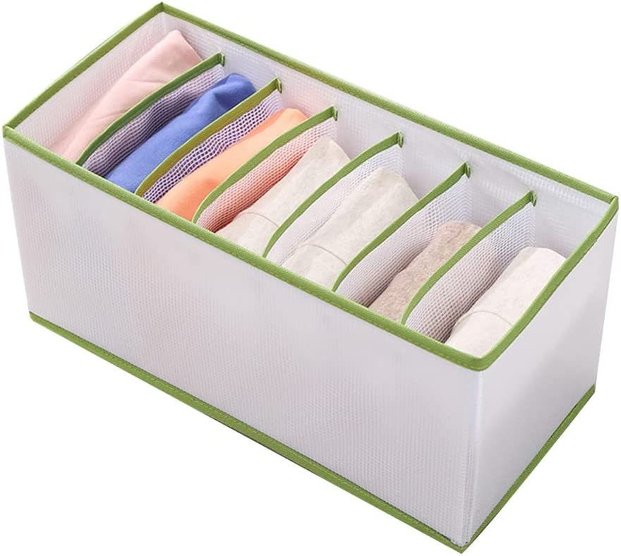 7 Grid Wardrobe Organizer Box for Scarf, Towel and Small Garments
