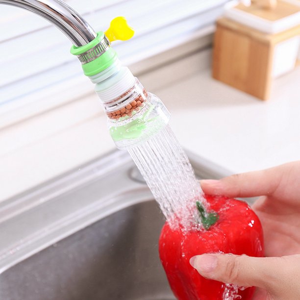 Anti-splash Kitchen Filter Faucet Head Rotating Water Purifier