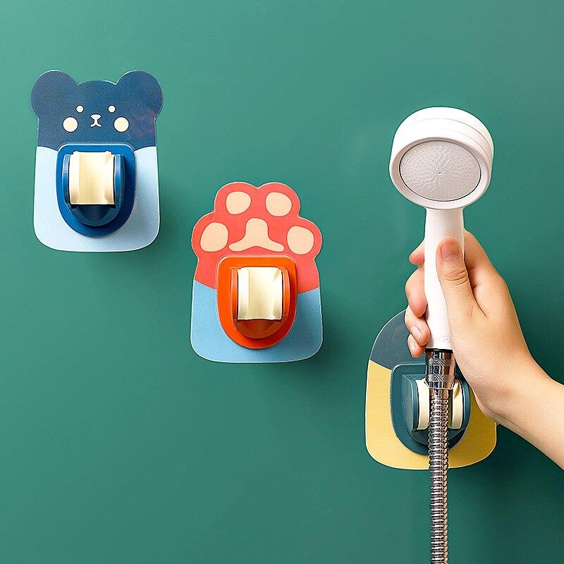 3 Wall Mount Punch-free Cartoon Shower Bracket