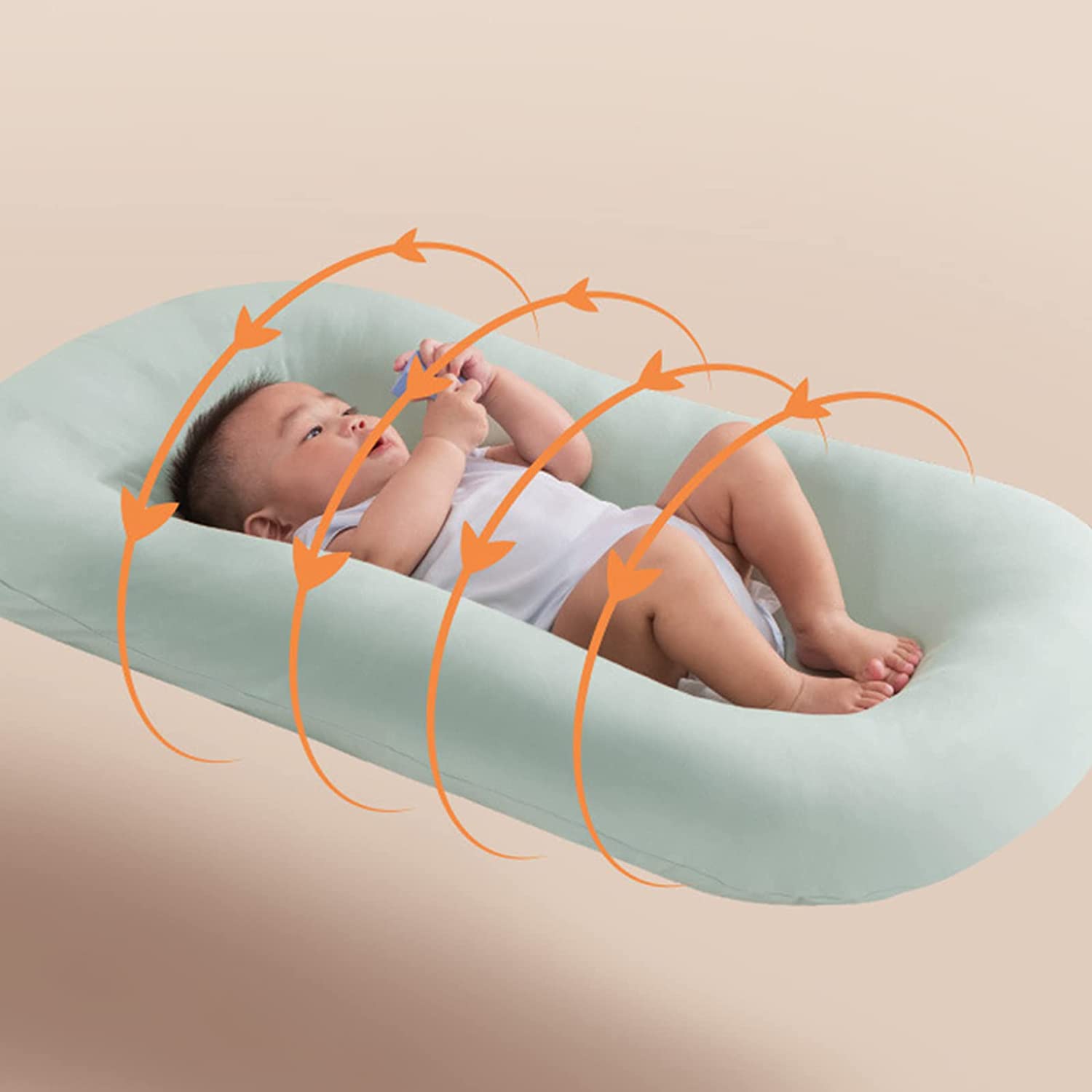 New Born Baby Infant Mattress Sleep Nest Baby Portable Baby Cushion Bed Detachable Washable