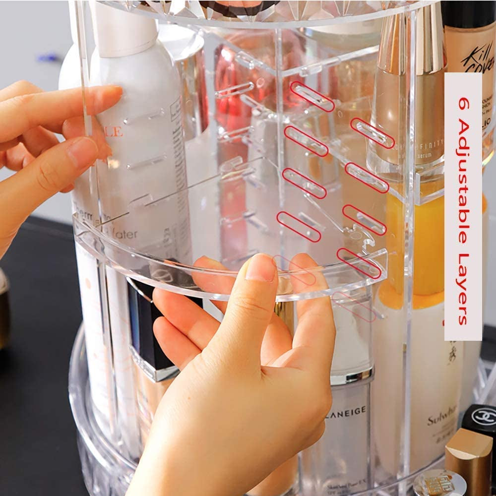 360° Rotating Cosmetic Display Stand