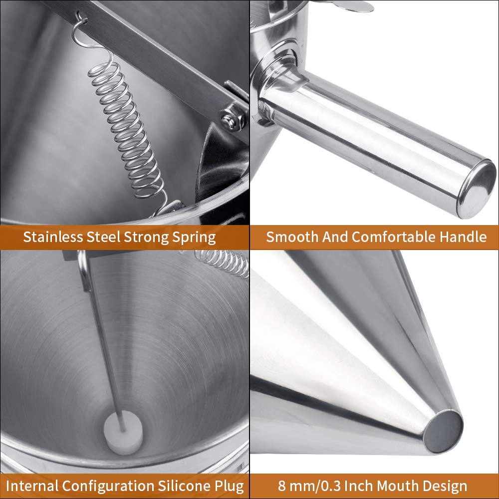 Stainless Steel Batter Dispenser with various features