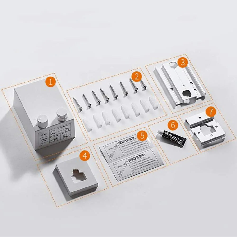 Retractable Wire Indoor and Outdoor Clothes Wall Hanger