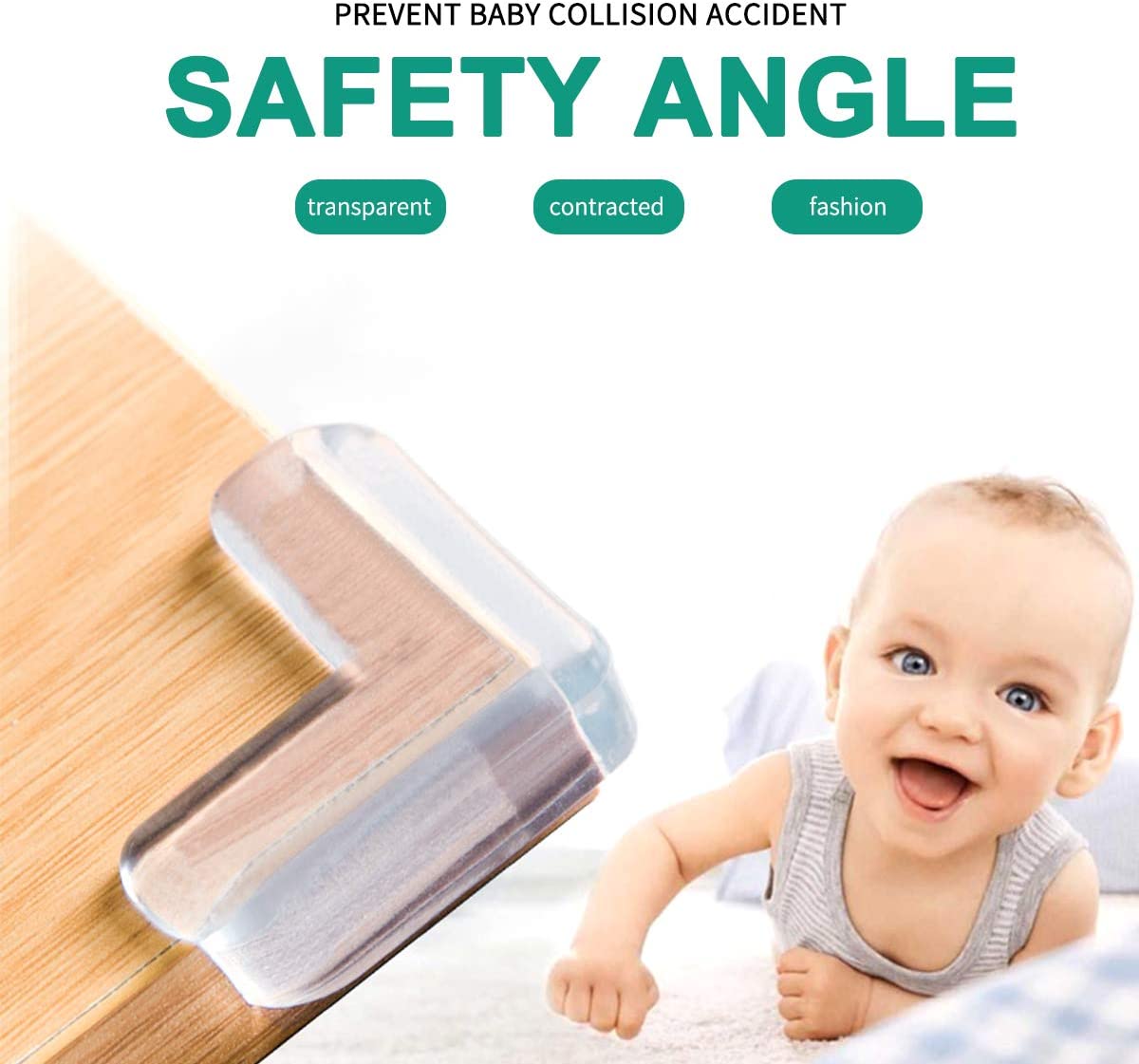 Corner Protectors for Kids placed on the corner of door