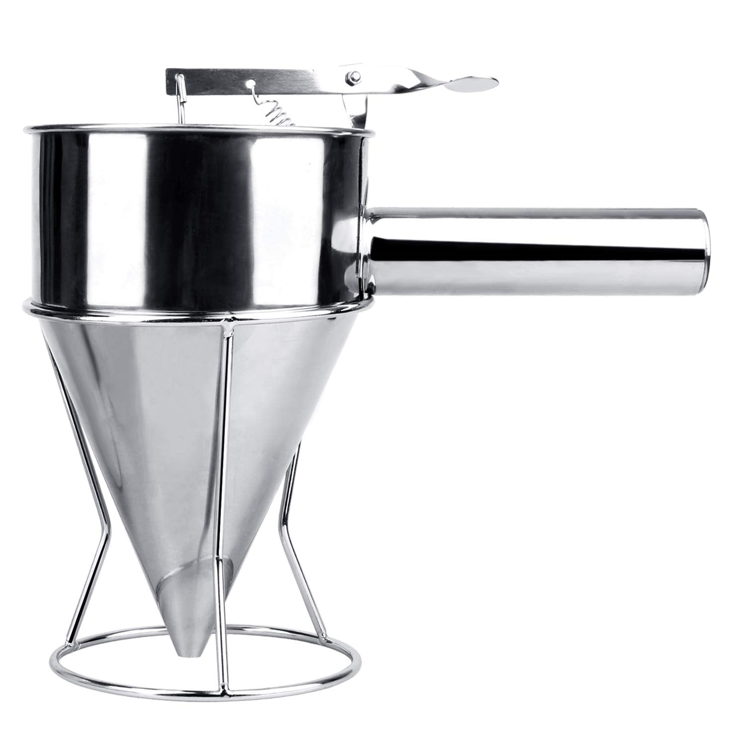 A side of Stainless Steel Batter Dispenser