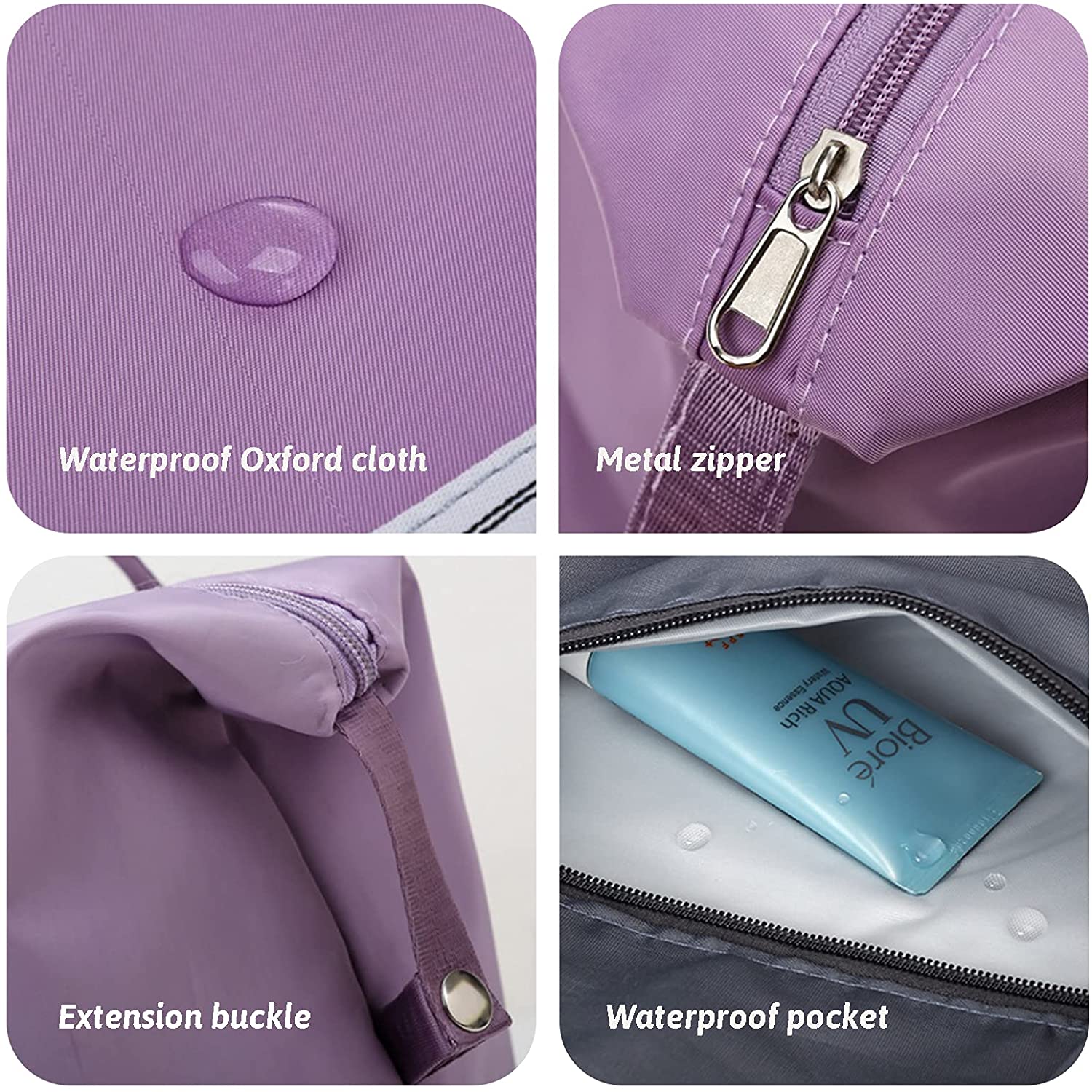 Large Capacity Foldable Travel Bag for Women