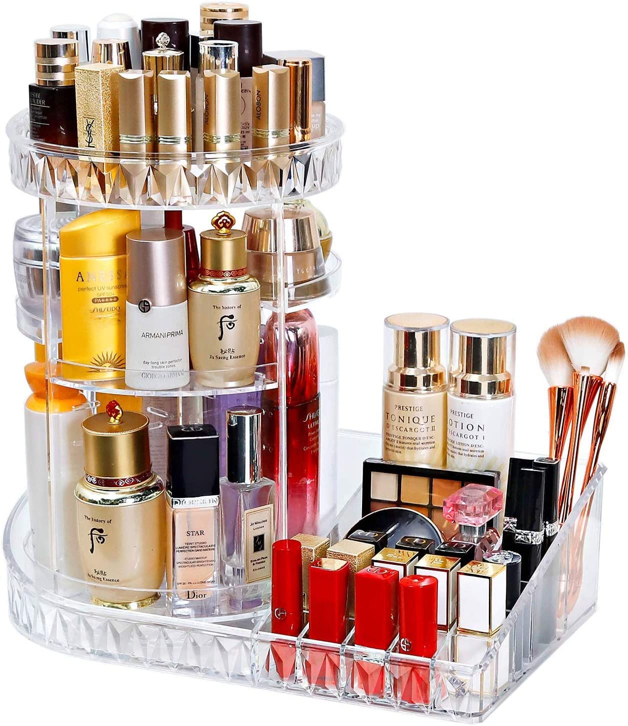 360Β° Rotating Cosmetic Display Stand