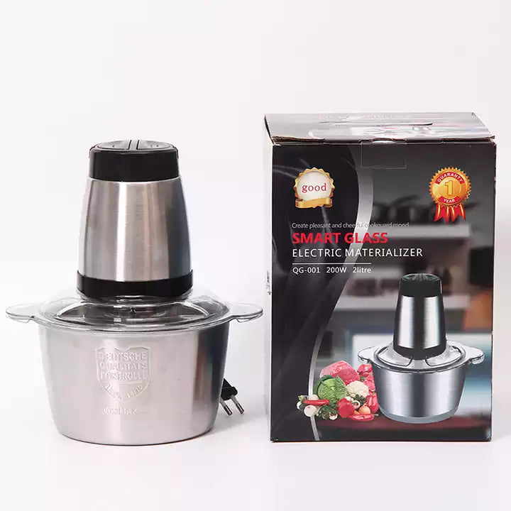 2L Extra Power Stainless Steel Electric Meat & Food Grinder