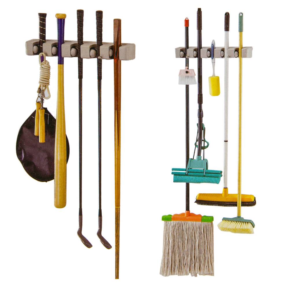 Mop Holder Broom Organizer
