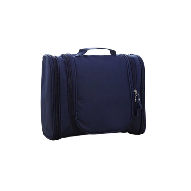 Travel Toiletry Wash Cosmetic Bag Makeup Storage Case in blue color