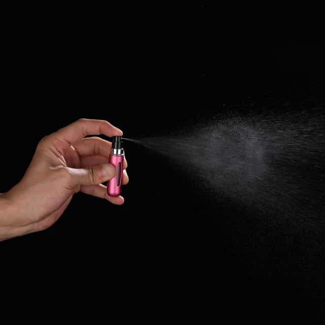 A Hand Holding A Mini Perfume Refill Bottle - Pocket Size Perfume Atomizer