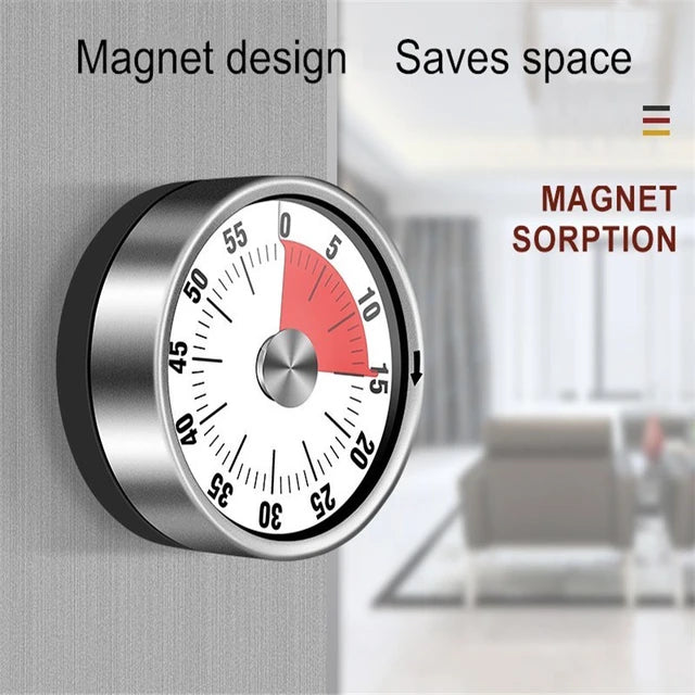 Magnetic Mechanical 60-Minute Timer