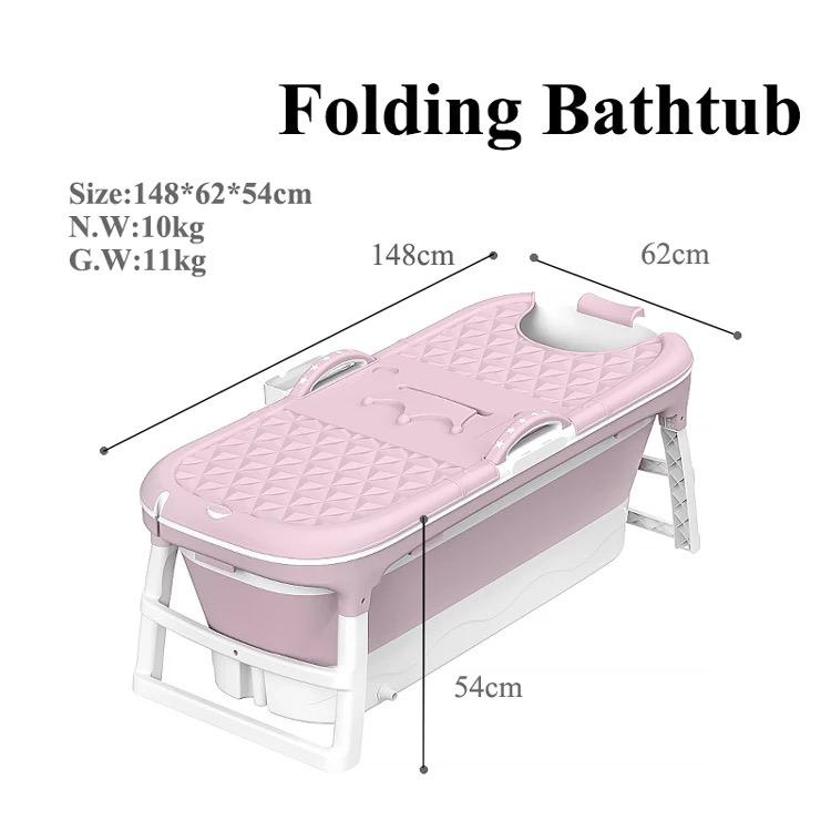 Unisex Portable Bathtub with its size
